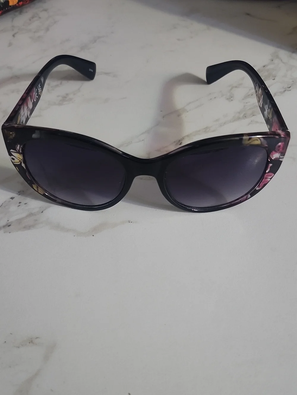 Nanette Lepore Cat-Eye Translucent Floral Sunglasses